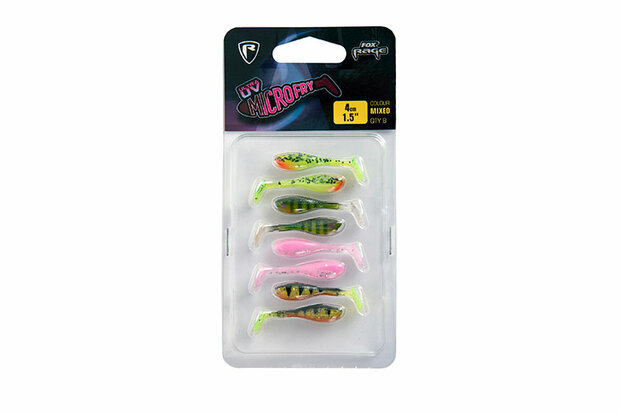 Fox Rage Micro Fry UV Mixed Colour Pack